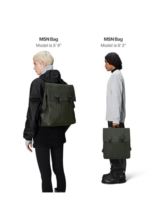 Bag Green Waterproof Messenger Backpack for Men & Women, Laptop | main image 4